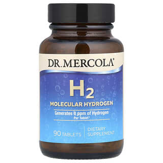 H2 Molecular Hydrogen, 90 tabletas (80 mg per Tablet)