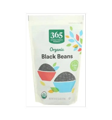 Organic Black Beans 454 gr.