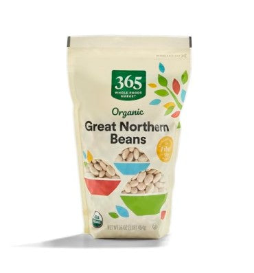 Organic Great Northern Beans 454 gr.