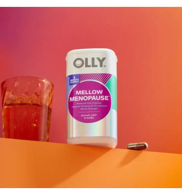 OLLY, Mellow Menopause, soporte Bienestar Femenino. 30 softgel