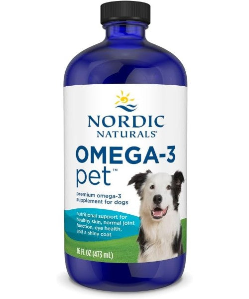 Nordic Naturals, Aceite de Pescado Omega 3 para Perros mediano y grande. 237 y 473 ml.