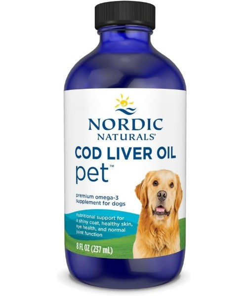 Nordic Naturals, Aceite de Hígado de Bacalao, suplemento para piel y pelo. 237 y 473 ml.