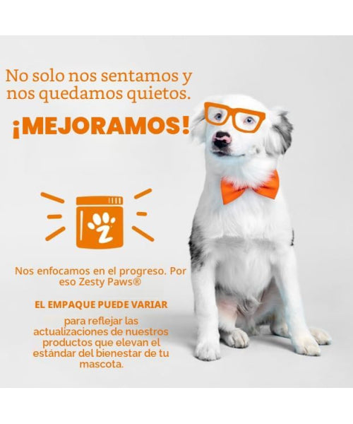 Zesty Paws, 8 in 1 Multivitamin Bites, para Perros sabor crema de cacahuate. 90 chews