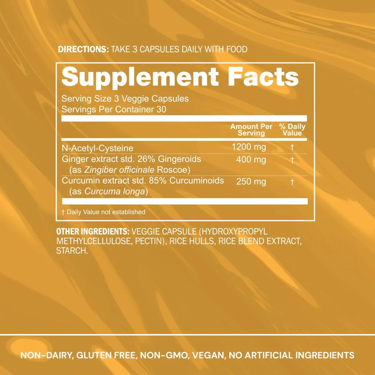 NAC + Ginger + Curcumin IMMUNITY • COGNITION • STRESS Soporte