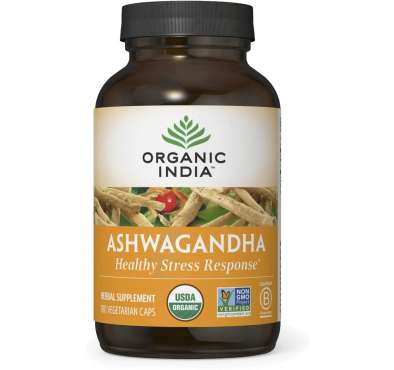 Organic India, Ashwagandha Orgánica. 60, 90 y 180 caps
