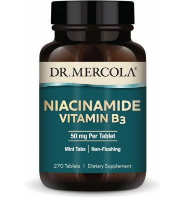 Vitamina B3, Niacinamida, 50 mg.