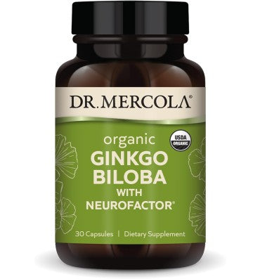 Ginkgo Biloba Orgánico con NeuroFactor, soporte Cognitivo. 30 caps