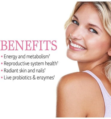 Multivitamínico Raw One Mujer, 1 Diaria. Energía, Piel, Uñas. 75 Vcaps