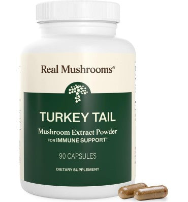 "Immune Support"; Extracto de Hongo Turkey Tail Orgánico. 4 opc