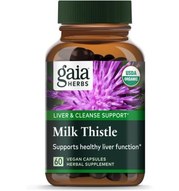 Milk Thistle Seed (Cardo Mariano), 60 vcaps.