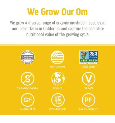 Hongo Melena de León, Memoria, Concentración y Salud Nerviosa. 90 caps.