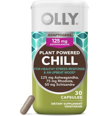Chill Adaptógeno Ashwaghandha, Rhodiola y Shisandra. 30 caps