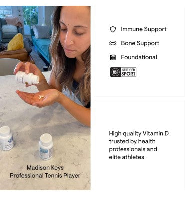 Vitamina D3 5000 IU, 125 mg. 60 caps.