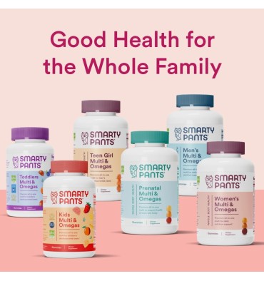 Multivitamínico y Omegas para Niñas Adolescentes. 120 gomitas.