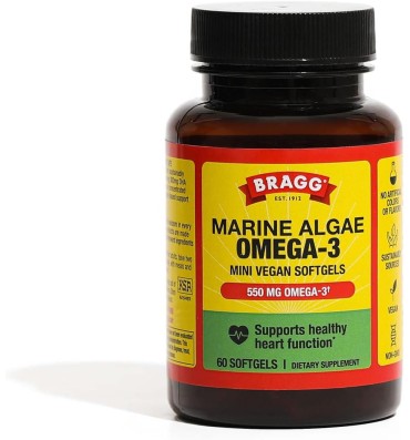 Omega 3 Vegano (Marine Algae) DHA y EPA. 60 vsoftgel