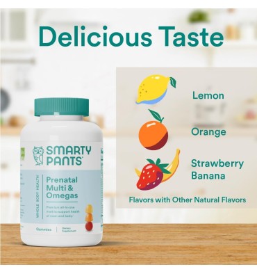 Multivitamínico y Omegas Prenatal.