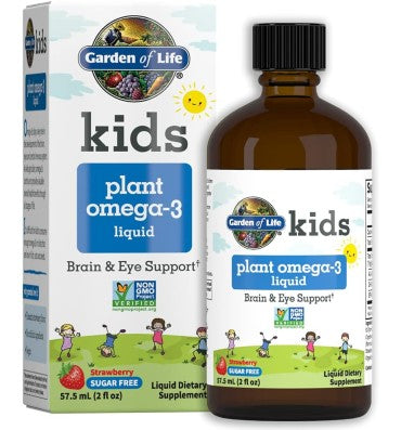 Omega 3 líquido para Niños, sabor Fresa, 57.5 ml.