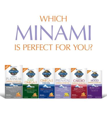 Minami Omega 3 Cardio, salud Cardiaca, sabor Naranja. 60 cápsulas suaves