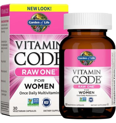 Multivitamínico Raw One Mujer, 1 Diaria. 30 Vcaps