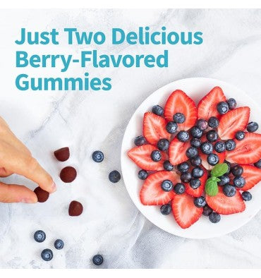 Gomitas para el Estrés con Rhodiola y Saffron sabor Berries. 60 gomitas