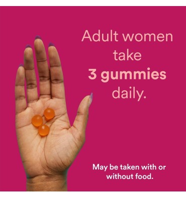 Multivitamínico y Omegas para Mujer, libre de azúcar. 60 gomitas.