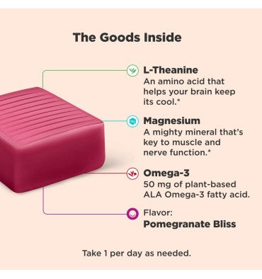 Thinker Brainy Cognitivo Chill sabor Granada. 20 Chews