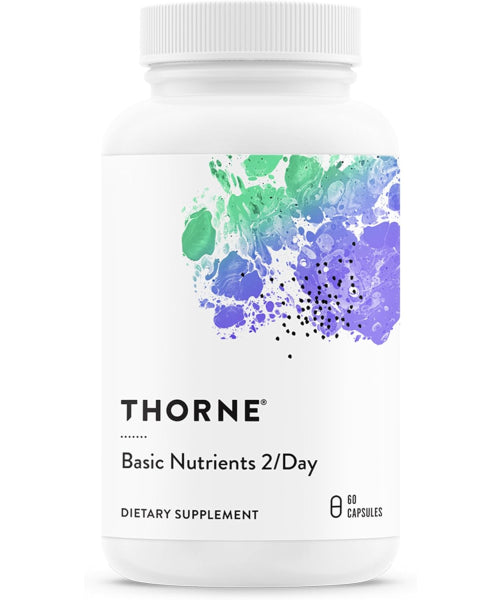 Thorne, Basic Nutrients 2/Day, Multivitamínico. 60 caps.