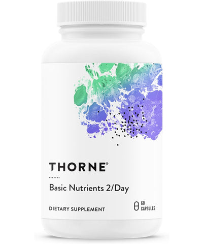 Thorne, Basic Nutrients 2/Day, Multivitamínico. 60 caps.