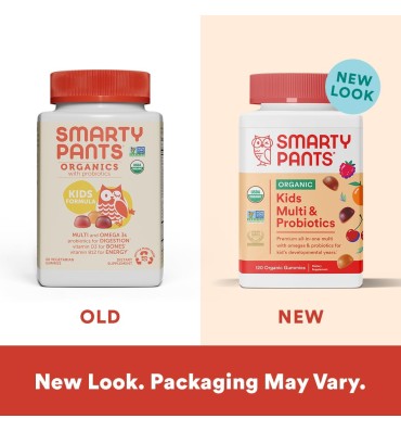 Multivitamínico y Probióticos Orgánicos para Niños sabor Frutas. 120 Gomitas