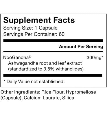 Momentus, Ashwagandha 300 mg. 60 caps.