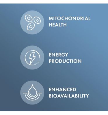 Ubiquinol 150 mg, salud Cognitiva y Cardiovascular. 30 caps.