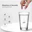 Pepax, Tabletas de agua de hidrógeno molecular con magnesio, 108 ppm. 90 tabs