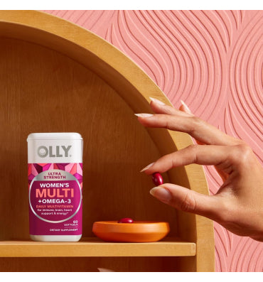 OLLY, Woman´s Multivitamínico y Omegas Ultra. 60 softgel