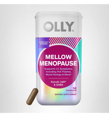 OLLY, Mellow Menopause, soporte Bienestar Femenino. 30 softgel