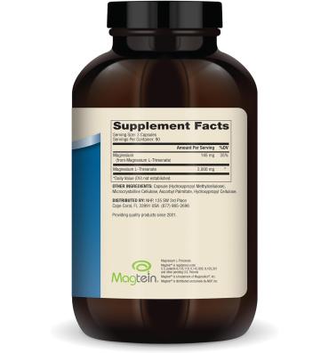 KAL Think - L-treonato De Magnesio 2000 Mg | Aprendizaje, Salud Cerebral Y Apoyo De Función De Memoria Con Magteína, Vegano, Sin Gluten Y Sin OMG | 60 Tabletas - Foto 3