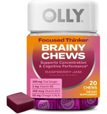 Thinker Brainy Claridad Mental sabor Frambuesa. 20 Chews