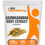 Bulksupplements, Extracto de Ashwagandha en Polvo. 100, 250, 500 y 1000 mg