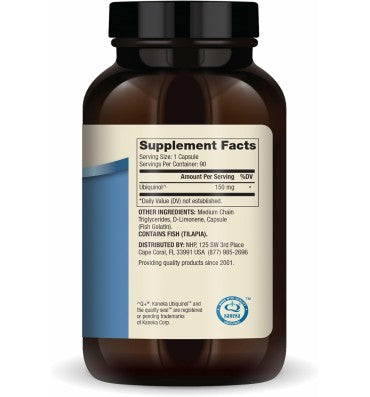 Ubiquinol Antioxidant Supplement 150 mg. 90 Caps