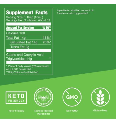 Bulletproof XCT Aceite MCT C10 y C8.