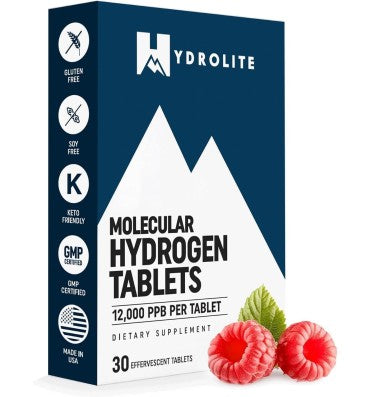 HydroLite Tabletas de Hidrógeno Molecular para agua potable con Magnesio. 2 sabores