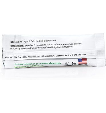 Lavado Sinusitis Natural con Xilitol. 50 paquetes