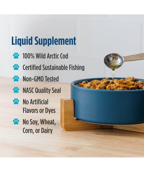 Nordic Naturals, Aceite de Hígado de Bacalao, suplemento para piel y pelo. 237 y 473 ml.