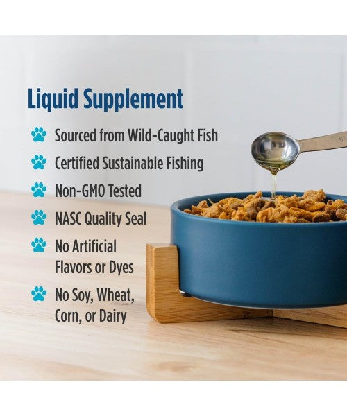 Nordic Naturals, Aceite de Pescado Omega 3 para Perros mediano y grande. 237 y 473 ml.