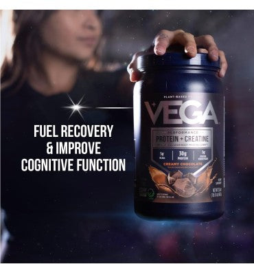 Proteína Vegana (30 gr) + Creatina Monohidratada (3 gr) sabor Vainilla Cremosa. 2 opciones