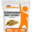 Bulksupplements, Extracto de Ashwagandha en Polvo. 100, 250, 500 y 1000 mg
