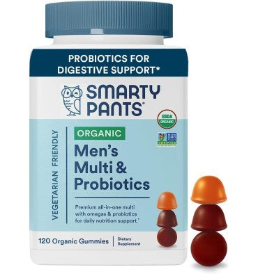 Multi y Omegas Orgánicos para Hombre, 120 Gomitas