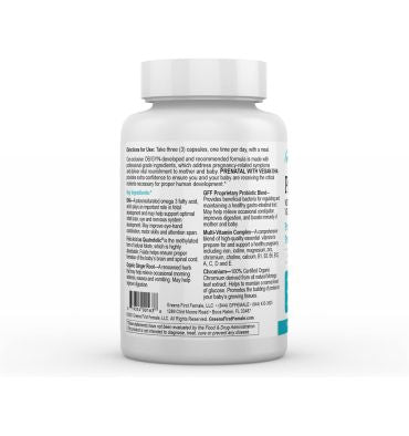 Multivitamínico y Probiótico Prenatal DHA Vegano. 90 caps