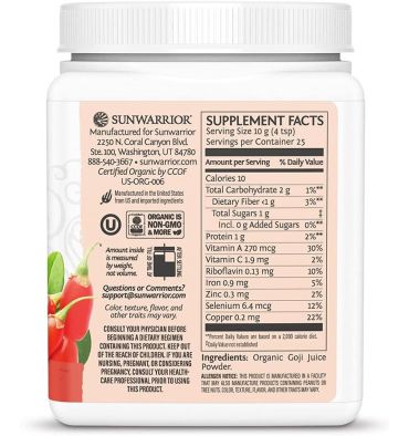 Goji berry en Polvo 250 gr.