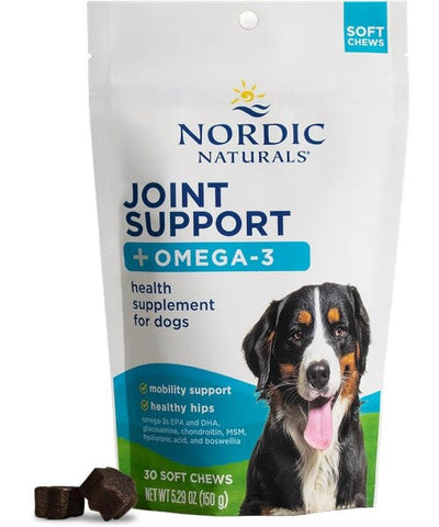 Nordic Naturals, Joint Support and Omega para Perros. 30 chews.