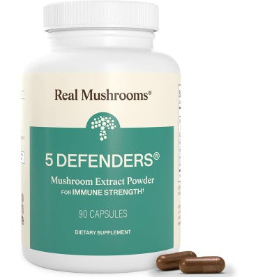 "5 Defenders Immune Strength"; Mezcla de Hongos Orgánicos.